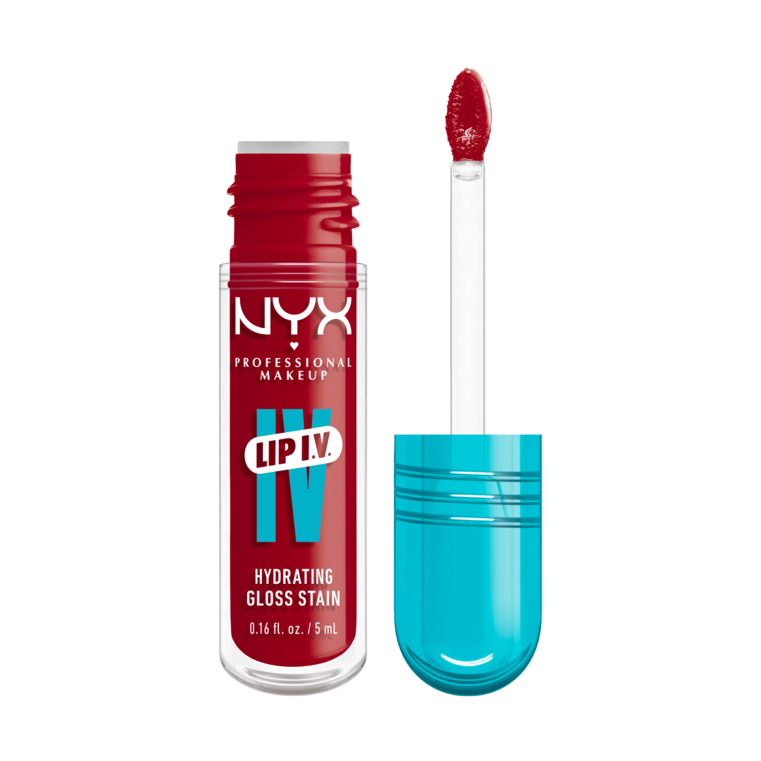 NYX Professional Makeup Lip I.V. Hydrating Gloss Stain Lip gloss 22 Cherry Drenched 5 ml