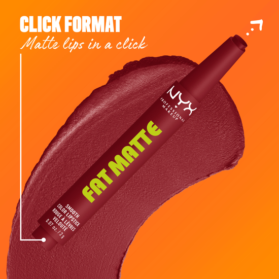 NYX Professional Makeup Fat Matte Slick Click Lip Balm 18 Berry Smooth 8 ml