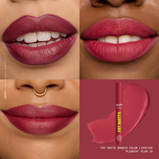 NYX Professional Makeup Fat Matte Slick Click Lip Balm 16 Plushin' Plum 8 ml