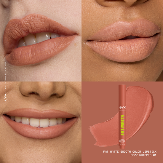 NYX Professional Makeup Fat Matte Slick Click Lip Balm 01 Cozy Whipped 8 ml