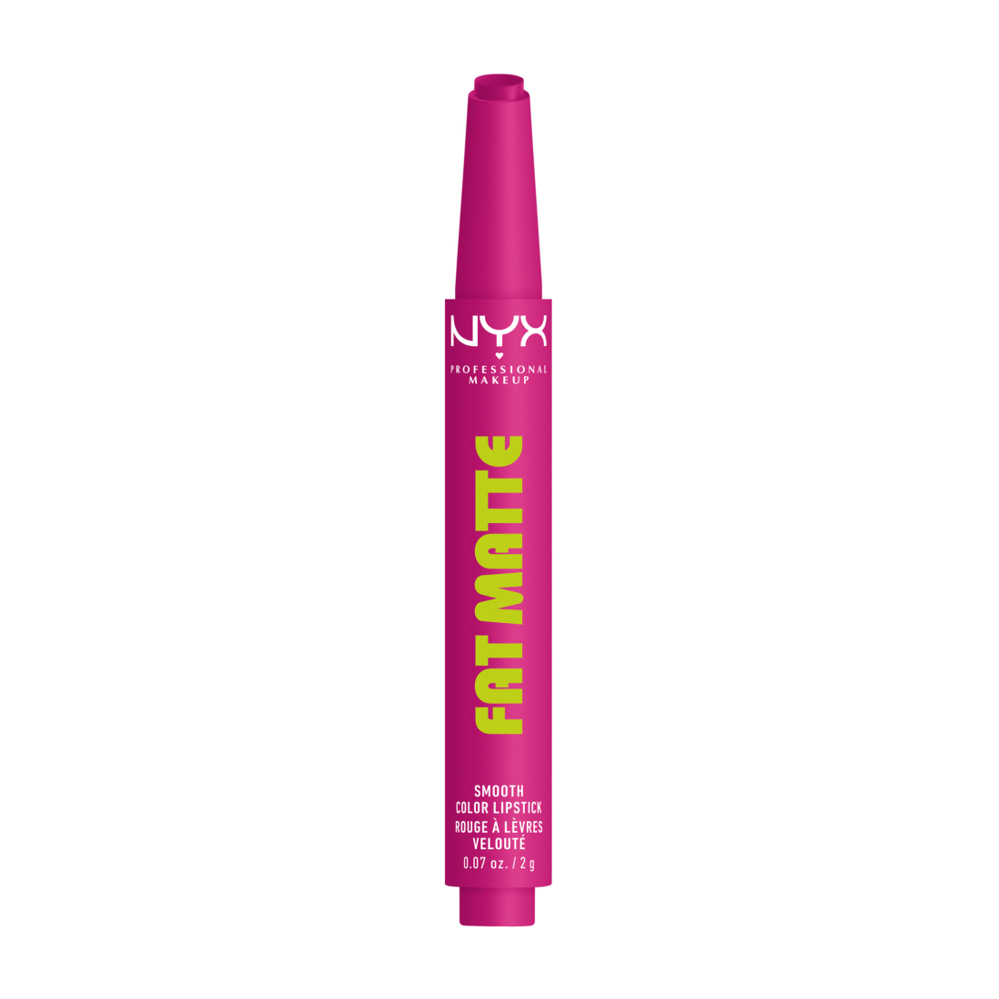 NYX Professional Makeup Fat Matte Slick Click Lip Balm 13 Fluffy Fuchsia 8 ml