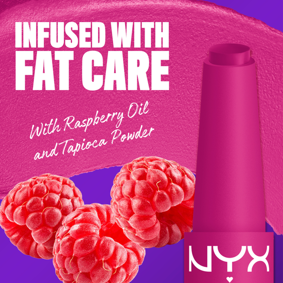 NYX Professional Makeup Fat Matte Slick Click Lip Balm 13 Fluffy Fuchsia 8 ml