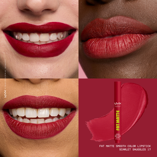 NYX Professional Makeup Fat Matte Slick Click Lip Balm 17 Scarlet Snuggles 8 ml