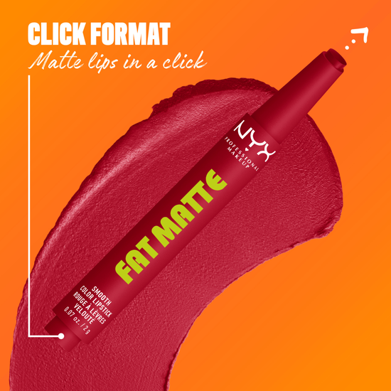 NYX Professional Makeup Fat Matte Slick Click Lip Balm 17 Scarlet Snuggles 8 ml