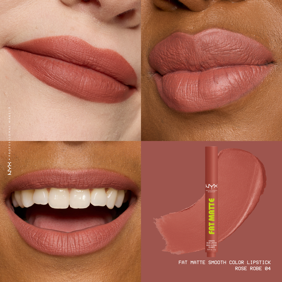 NYX Professional Makeup Fat Matte Slick Click Lip Balm 04 Rose Robe 8 ml
