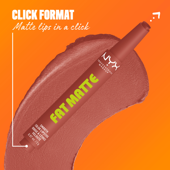 NYX Professional Makeup Fat Matte Slick Click Lip Balm 04 Rose Robe 8 ml