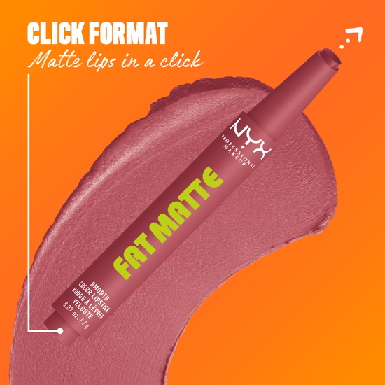 NYX Professional Makeup Fat Matte Slick Click Lip Balm 12 Blush Blanket  8 ml