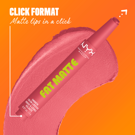NYX Professional Makeup Fat Matte Slick Click Lip Balm 11 Pink Puff 8 ml