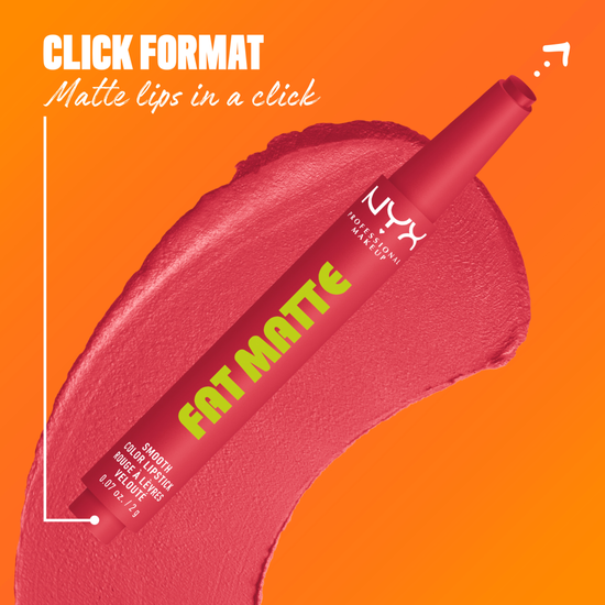 NYX Professional Makeup Fat Matte Slick Click Lip Balm 10 Flamingo Feather 8 ml
