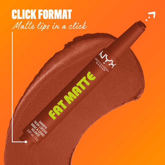 NYX Professional Makeup Fat Matte Slick Click Lip Balm 06 Beary Nude 8 ml