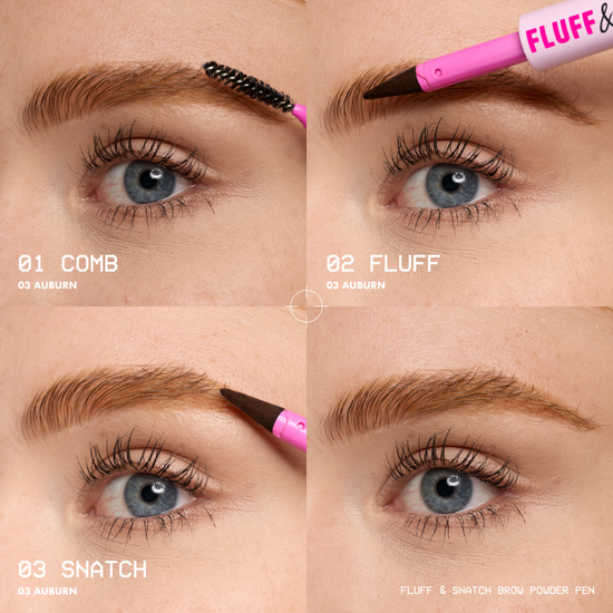 NYX Professional Makeup Fluff & Snatch Brow Powder Pen 03 Auburn 1 g