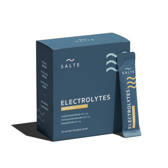 SALTE Elektrolyter Ananas 30 dospåsar