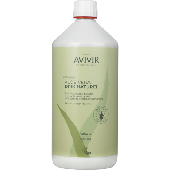 Avivir Aloe Vera Juice Naturell 1000 ml