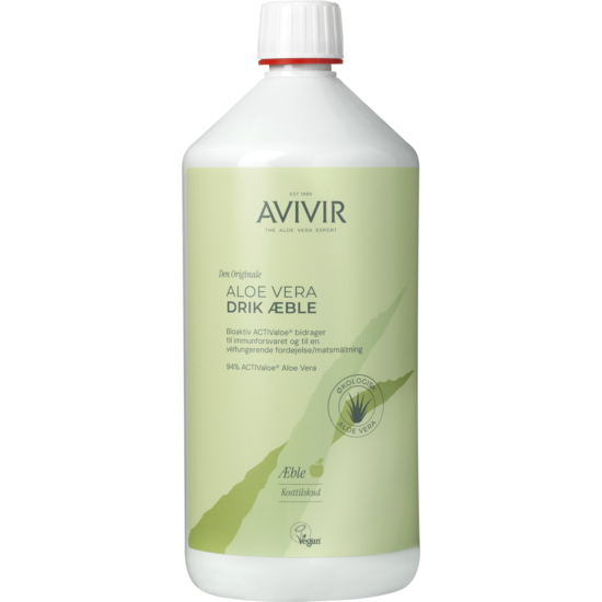 Avivir Aloe Vera Juice med Äpplesmak 1000 ml