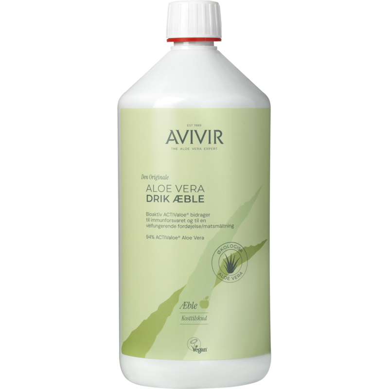 Avivir Aloe Vera Juice med Äpplesmak 1000 ml