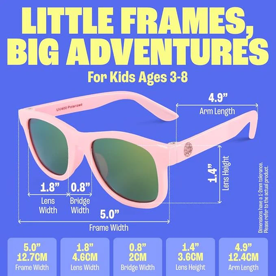 Baby Sunnies Kids Sunglasses Barbie Pink 3-8 år 