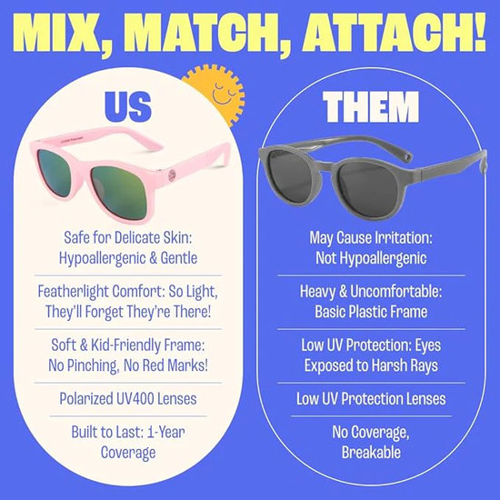 Baby Sunnies Kids Sunglasses Barbie Pink 3-8 år 