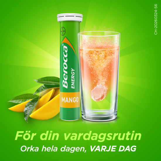 Berocca Energy Mango 15 brustabletter