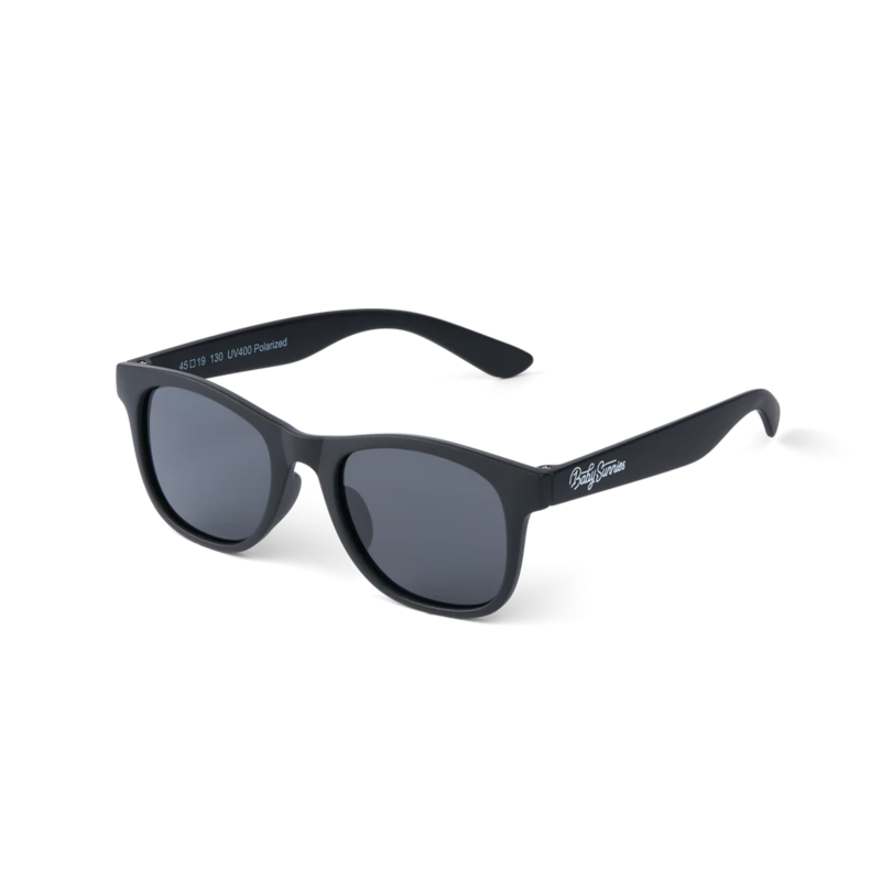 Baby Sunnies Kids Sunglasses Black 3-8 år
