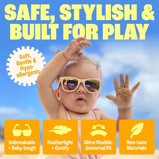 Baby Sunnies Baby Sunglasses Barbie Pink 0-24 mån