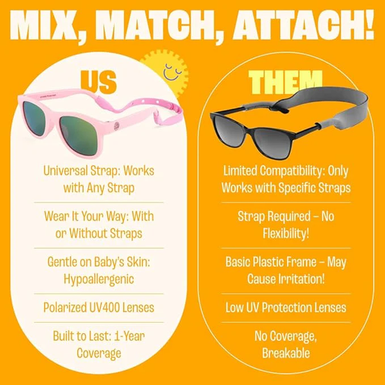 Baby Sunnies Baby Sunglasses Barbie Pink 0-24 mån