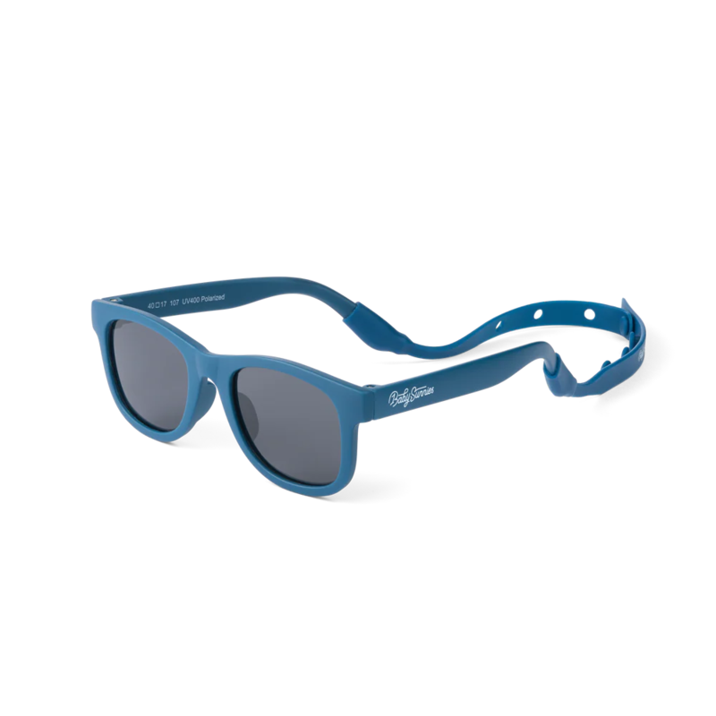 Baby Sunnies Baby Sunglasses Navy Blue 0-24 mån
