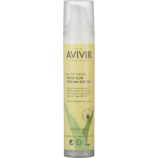 Avivir Aloe Vera Sun Face Cream SPF30 50 ml