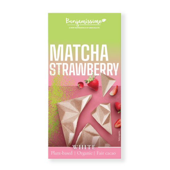 Benjamissimo Matcha & Jordgubb EKO 60 g