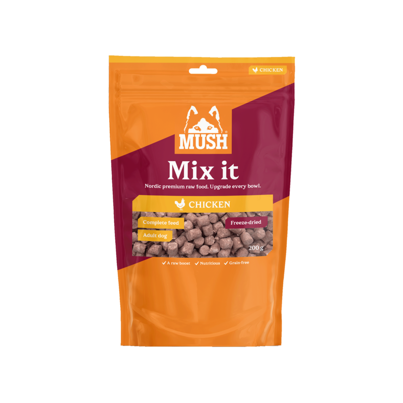 MUSH Mix it Frystorkad Kyckling 200 g