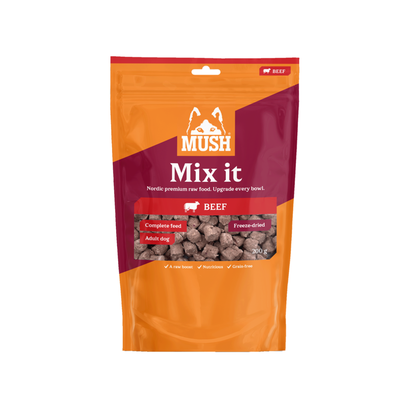 MUSH Mix it Frystorkad Nöt 200 g