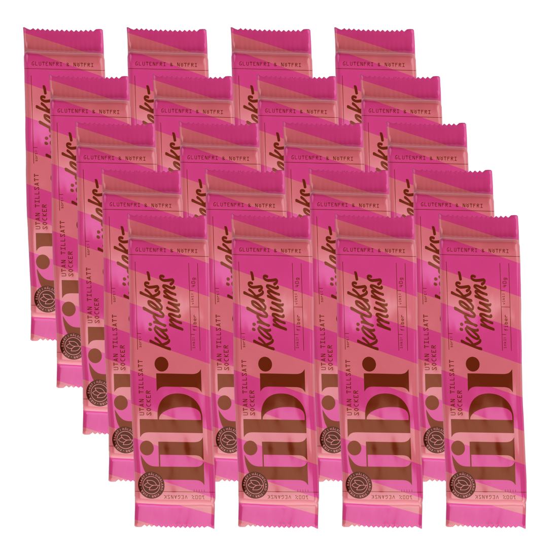 Fibr Kärleksmums 40 g 20-pack