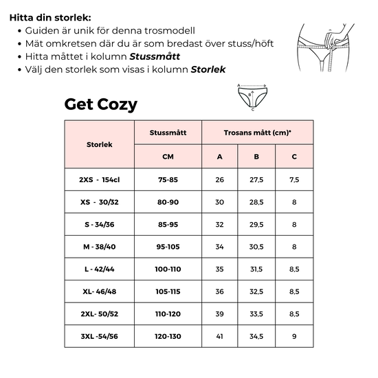 Comfydence Get Cozy Menstrosa Super XS