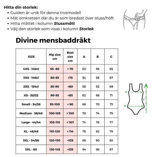 Comfydence Divine Baddräkt med mensskydd L