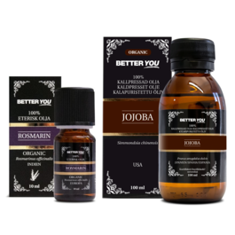 Better You Rosmarinolja Eterisk 10 ml & Jojobaolja Kallpressad 100 ml