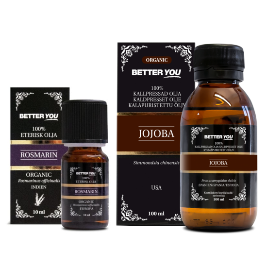 Better You Rosmarinolja Eterisk 10 ml & Jojobaolja Kallpressad 100 ml