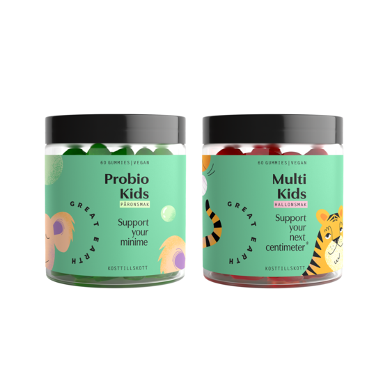 Great Earth Multi Kids + Probio Kids-paket