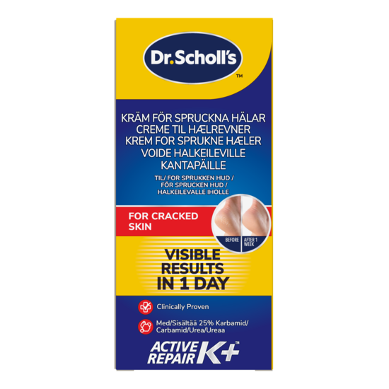 Scholl Kräm för Spruckna hälar K+ 120 ml