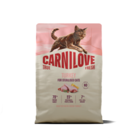 Carnilove True Fresh Cat Turkey for Sterilised Adult All Breeds 2 kg