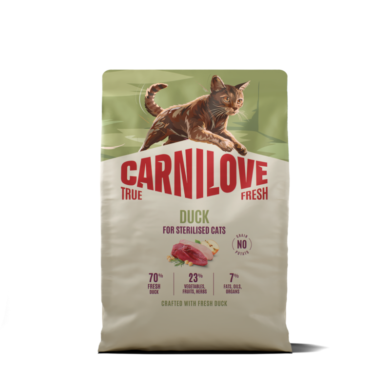 Carnilove True Fresh Cat Duck for Sterilised Adult All Breeds 2 kg