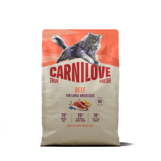 Carnilove True Fresh Cat Beef for Adult Large Breeds 2 kg