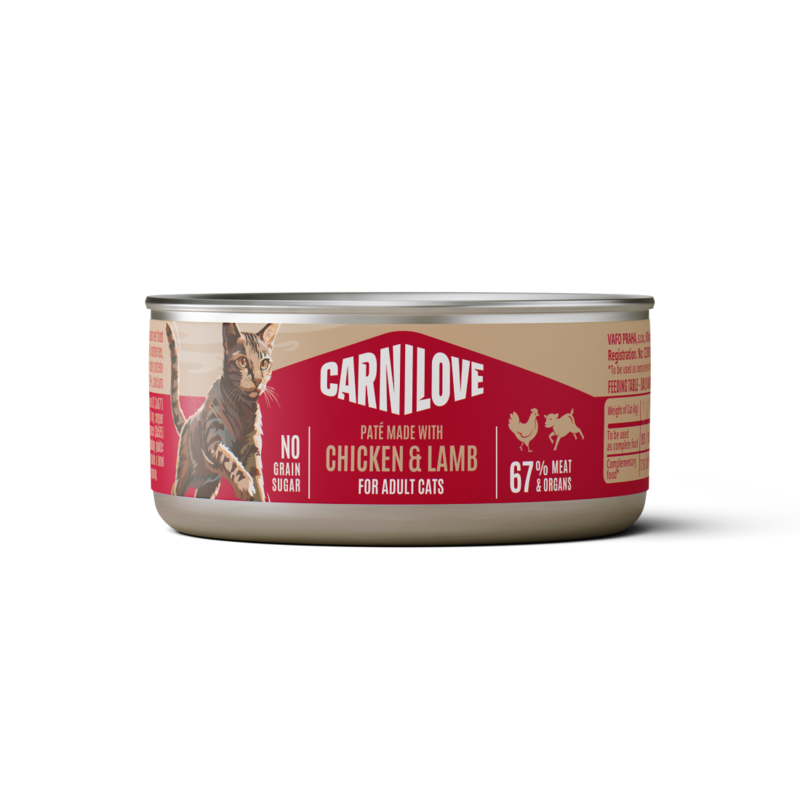 Carnilove Cat Can Paté Chicken & Lamb 100 g
