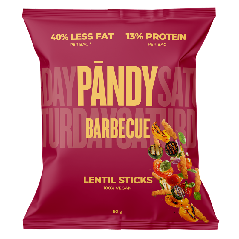 Pändy Lentil Sticks Barbecue 50 g