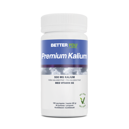 Better You Premium Kalium 500 mg 100 kapslar
