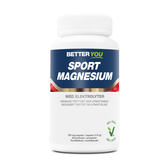 Better You Sportmagnesium 120 kapslar