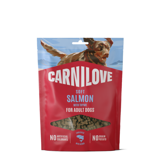 Carnilove Dog Soft Snack Salmon with Thyme small bite 200 g