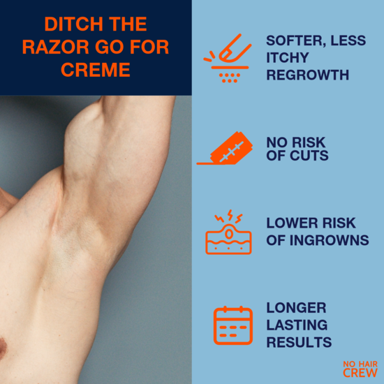 No Hair Crew Body Hair Removal Cream 200 ml