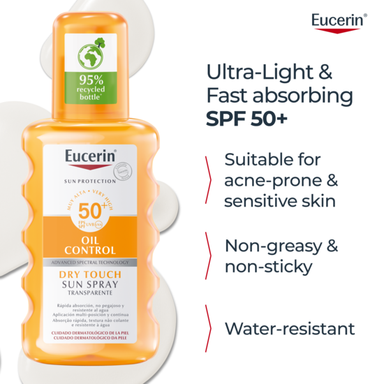 Eucerin Sun Spray Transparent SPF50+ 200 ml