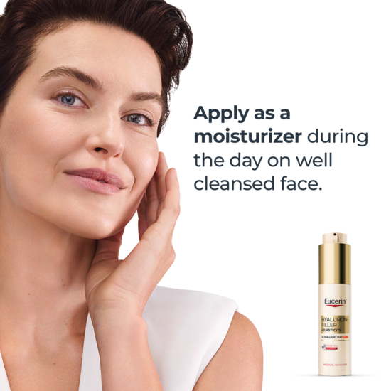 Eucerin Dagkräm Hyaluron-Filler+Elasticity Ultra-Light SPF50+ 50 ml