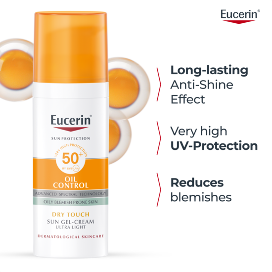 Eucerin Oil Control Sun Gel-Cream SPF50+ 50 ml