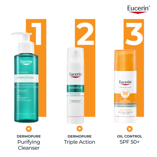 Eucerin Oil Control Sun Gel-Cream SPF50+ 50 ml